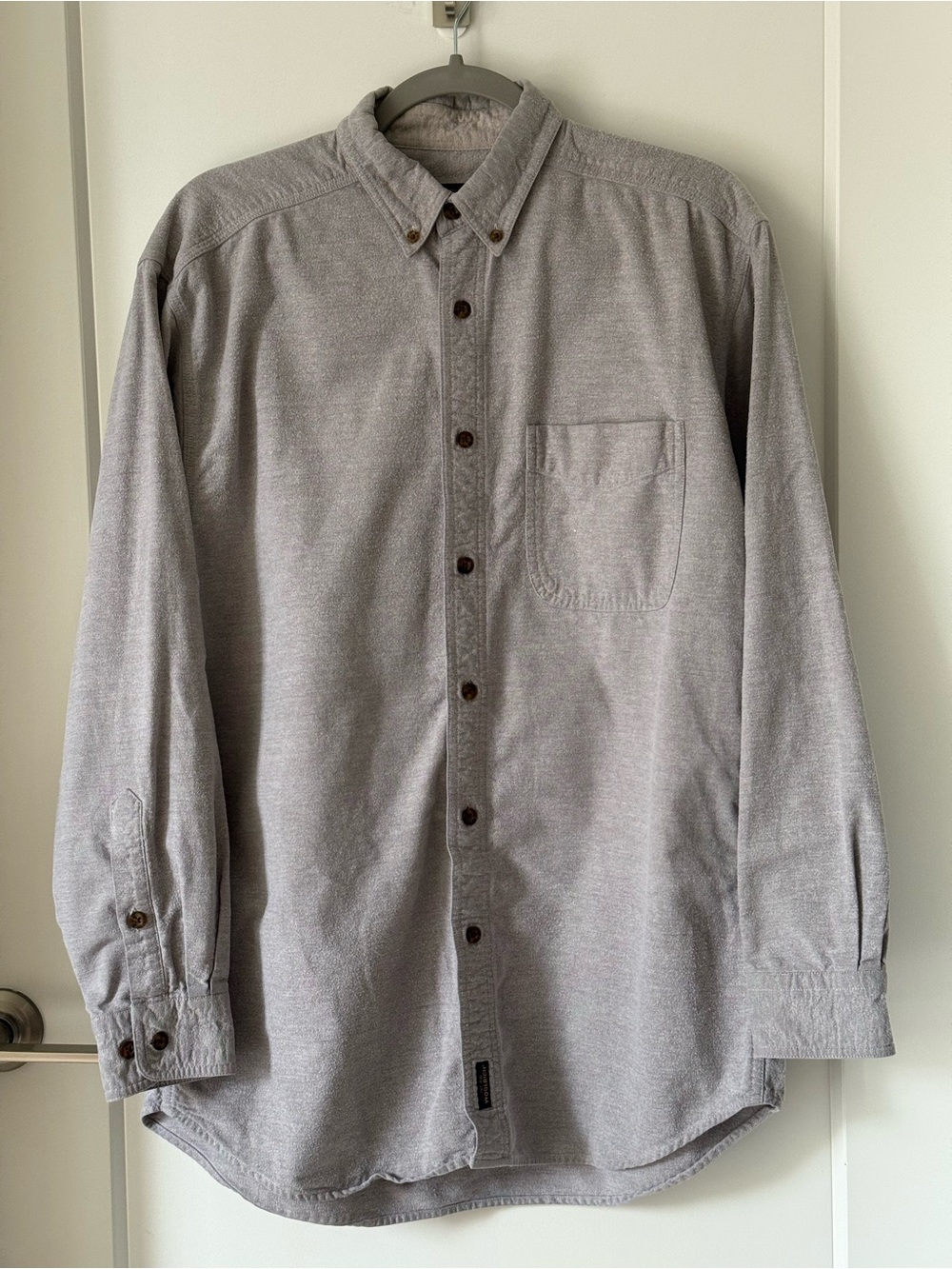 Woolrich Gray 100% Cotton Button Up Men’s Medium